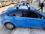 Ford Focus Hb (C346) 2011-2018 Oluksuz Üst Tavan Portbagaj Taşıyıcı Ara Atkısı Toros Serisi Pro 4 Siyah