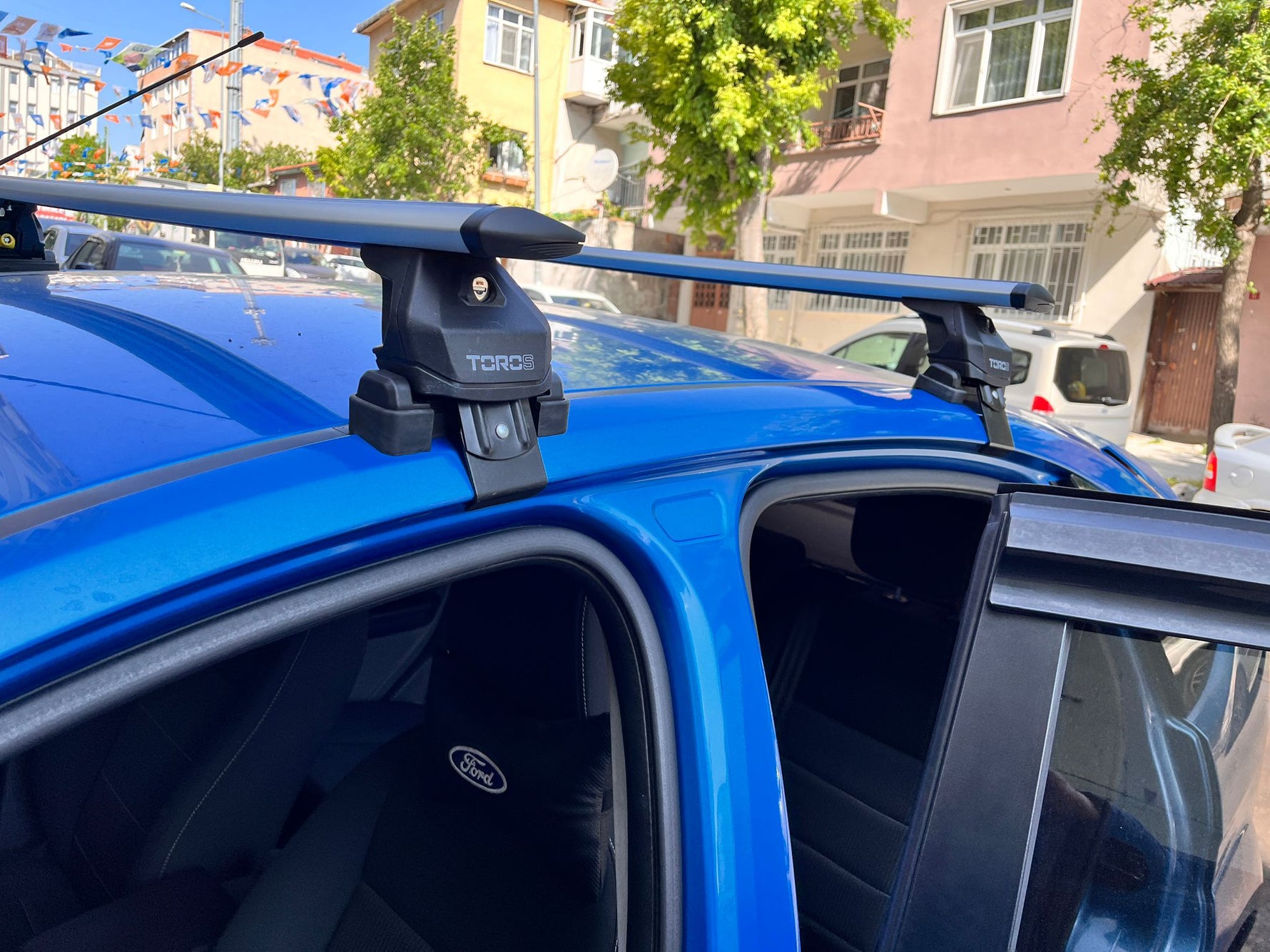 Ford Focus Hb (C346) 2011-2018 Oluksuz Üst Tavan Portbagaj Taşıyıcı Ara Atkısı Toros Serisi Pro 4 Gri