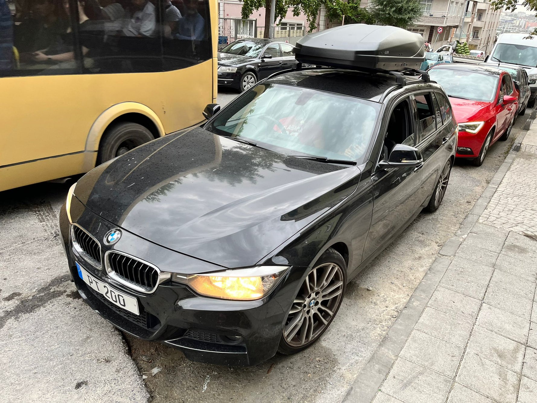 Bmw 3 Touring F31 2012-2019 Portbagaj Taşıyıcı Ara Atkisi - Ara Çubuk Paw Pro 2 Gri