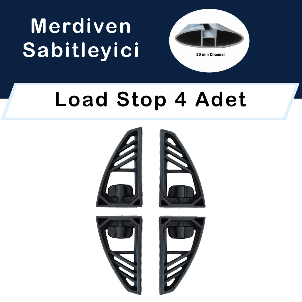 Araç Üstü Merdiven Sabitleyici Aparat 4 lü Set