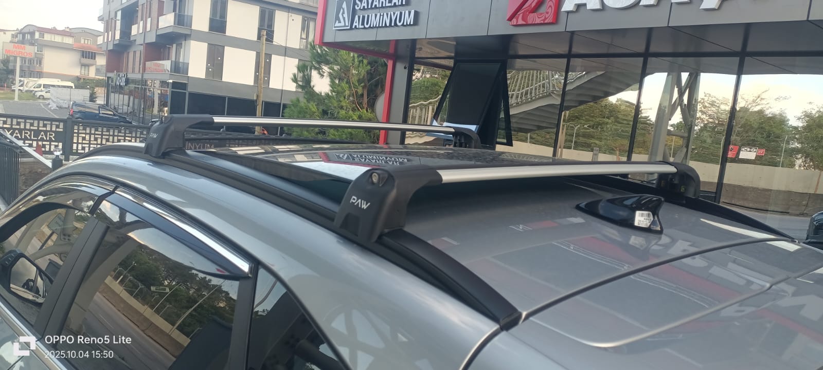 Hyundai Kona 2017-2025 Portbagaj Taşıyıcı Ara Atkisi - Ara Çubuk Paw Pro 2 Gri