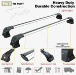 Paw Dacia Logan Sedan (L90) 2004-2012 Ara Atkı Portbagaj Taşıyıcı - Pro 3 Gri