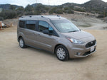 Ford Transit Connect Uzun Şase 2013-2024 Araç Üstü Alüminyum Tavan Yan Rayları Plus Serisi - Gri