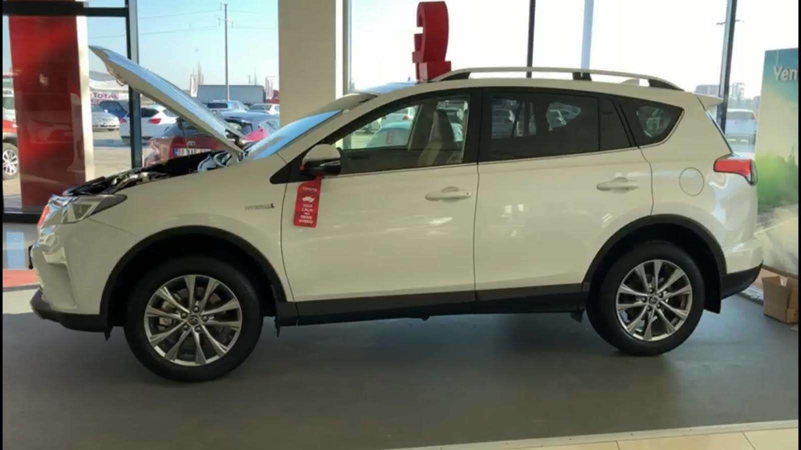 Toyota Rav 4 2013-2019 Araç Üstü Alüminyum Tavan Yan Rayları Plus Serisi - Gri