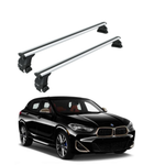 Bmw X2 (F39) 2018-2023 Non-Grooved Roof Rack Cross Bars Toros Series Pro 4 Gray