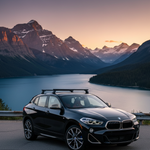 Bmw X2 (F39) 2018-2023 Non-Grooved Roof Rack Cross Bars Toros Series Pro 4 Gray