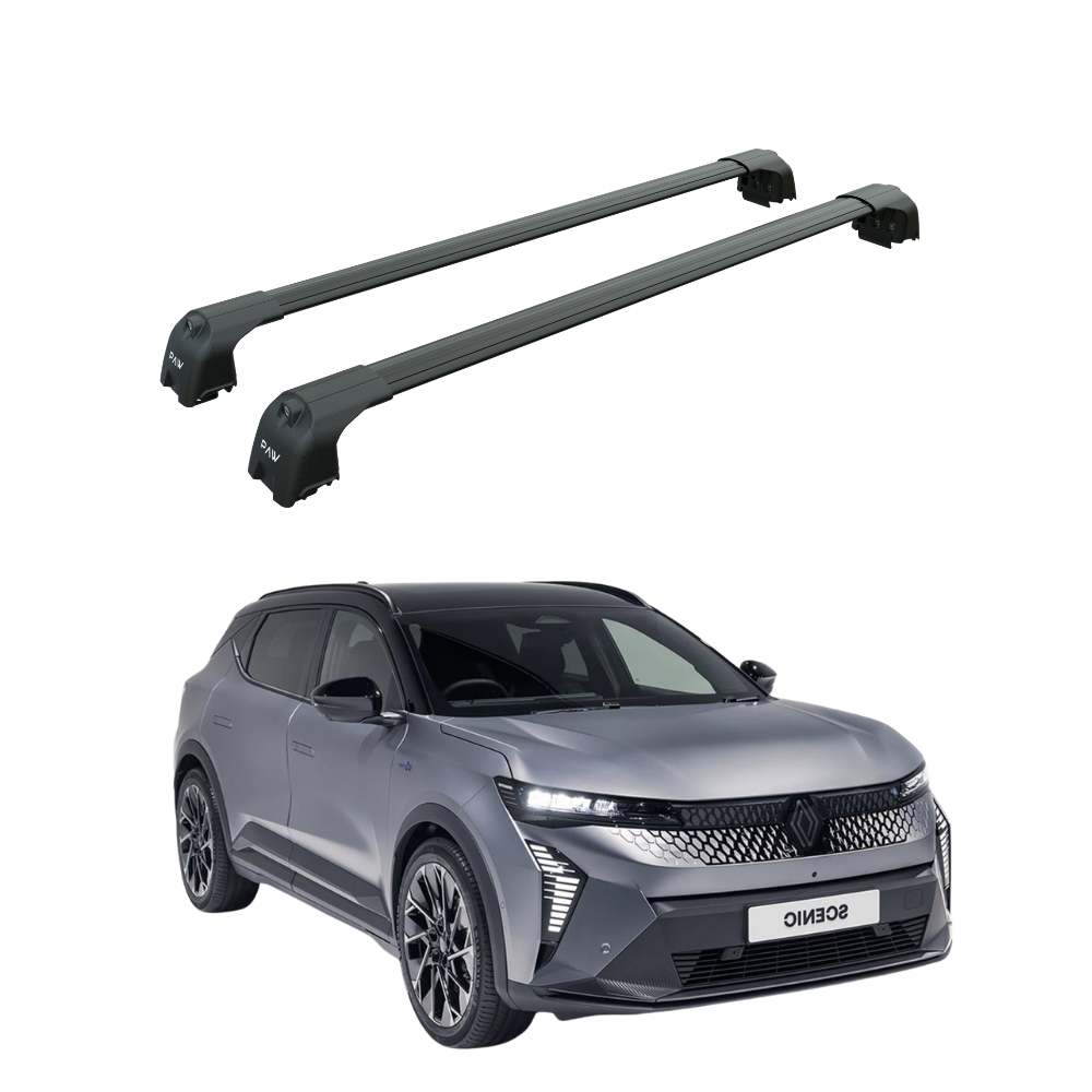 Renault Scenic E-Tech Tavan Portbagaj Taşıyıcı Ara Atkısı Toros Serisi Pro 2 Siyah
