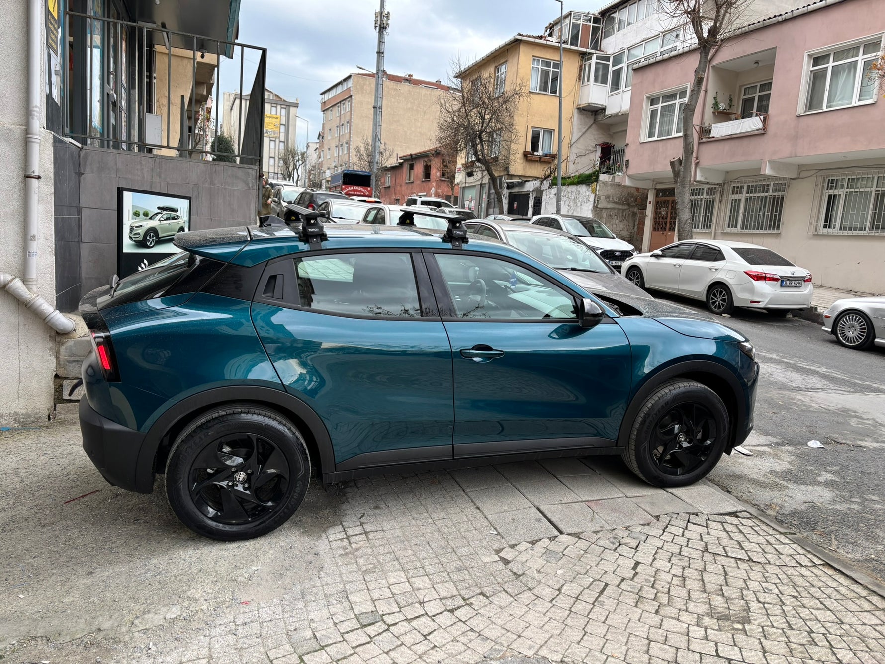 Alfa Romeo Junior Tavan Portbagaj Taşıyıcı Ara Atkısı Toros Pro 4 Gri