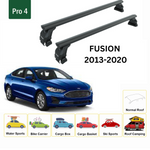Ford Fusion (Gen 2) 2013-2020 Oluksuz Üst Tavan Portbagaj Taşıyıcı Ara Atkısı Toros Serisi Pro 4 Siyah