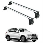 BMW X3 E83 2003-2010 Kanalsız Tavan Port Bagaj Taşıyıcı Ara Atkı Toros Serisi Pro 4 Gri