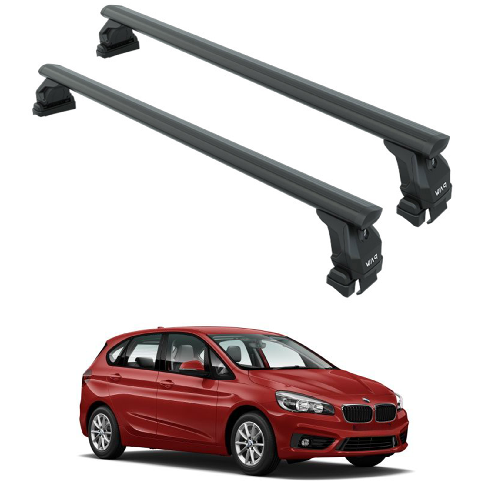 Bmw 2 Series Active Tourer 2014-2021 Oluksuz Üst Tavan Portbagaj Taşıyıcı Ara Atkısı Toros Serisi Pro 4 Siyah