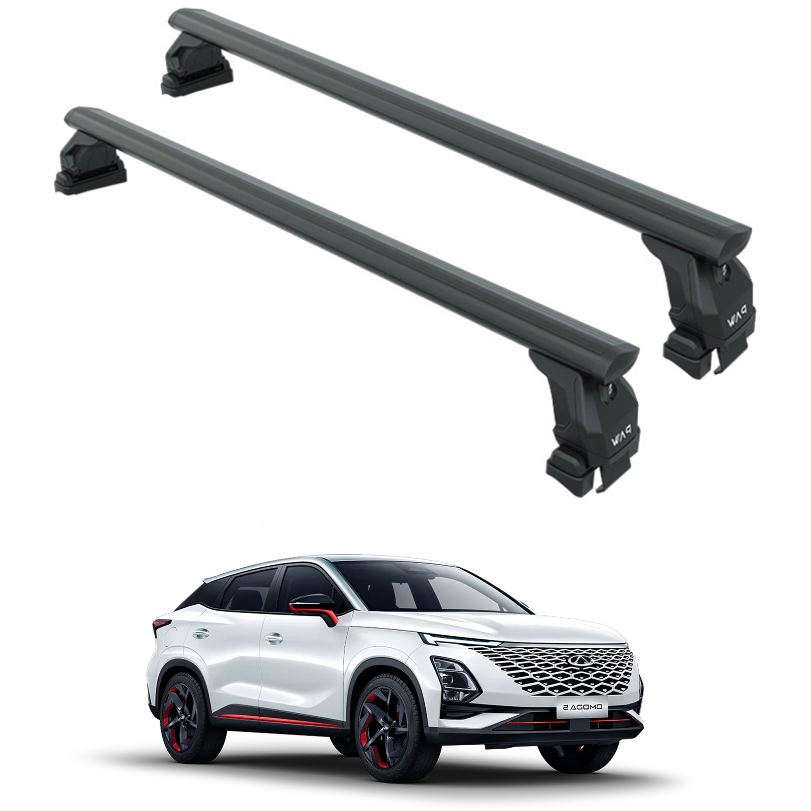 Chery Omoda 5 Oluksuz Üst Tavan Portbagaj Taşıyıcı Ara Atkısı Toros Serisi Pro 4 Siyah