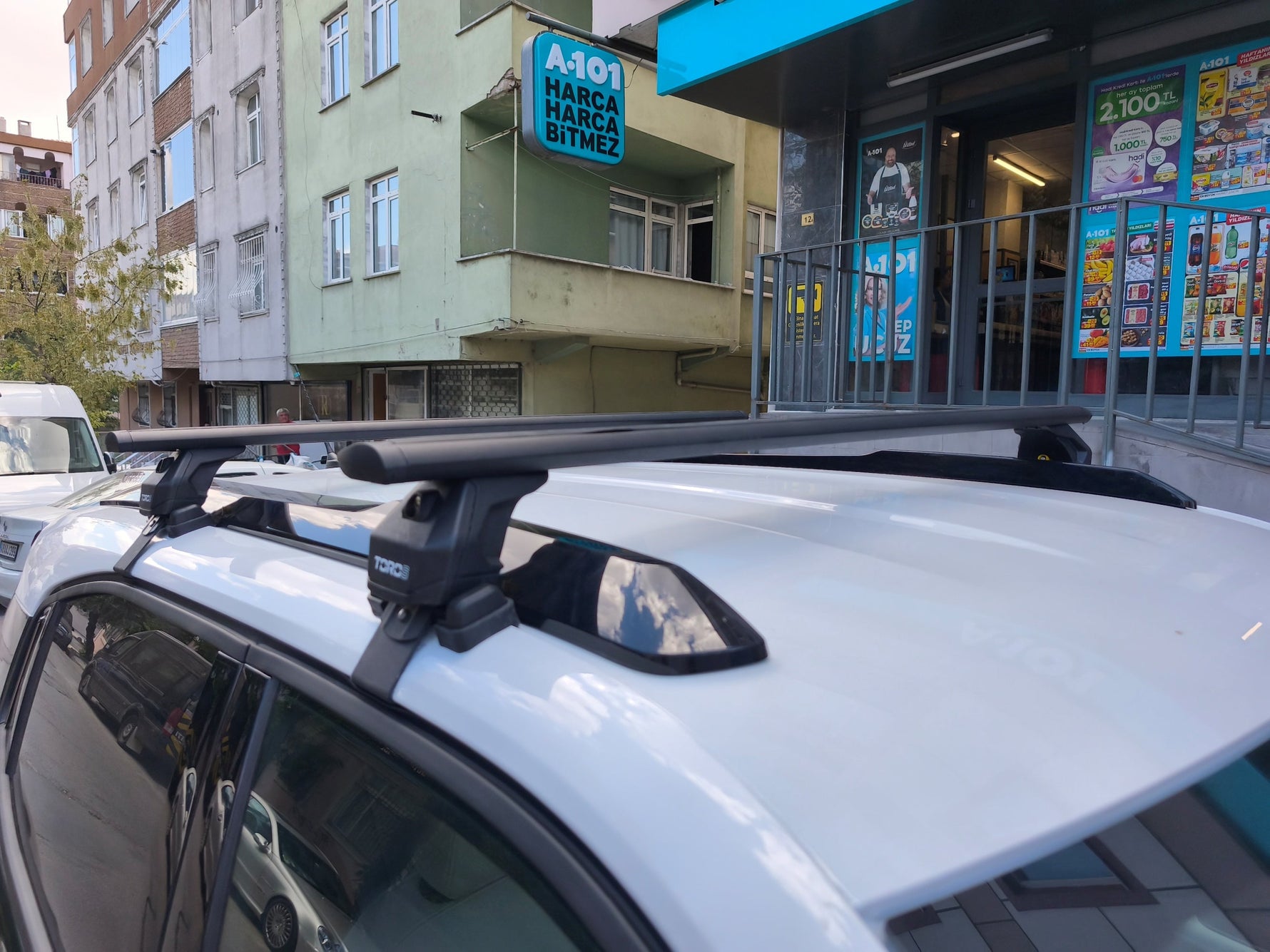 Citroen C3 Aircross Tavan Portbagaj Taşıyıcı Ara Atkısı, Toros Pro 4, Gri