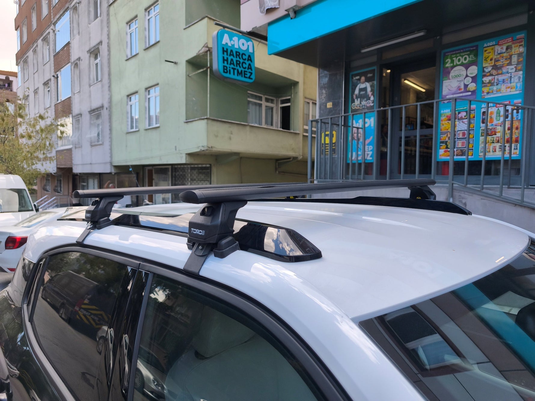 Citroen C3 Aircross Tavan Portbagaj Taşıyıcı Ara Atkısı, Toros Pro 4, Gri