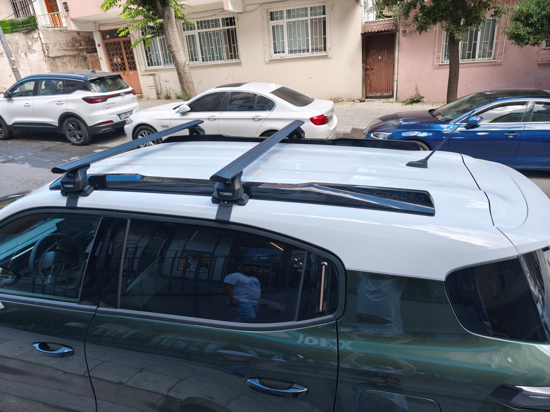 Citroen C3 Aircross Tavan Portbagaj Taşıyıcı Ara Atkısı, Toros Pro 4, Siyah