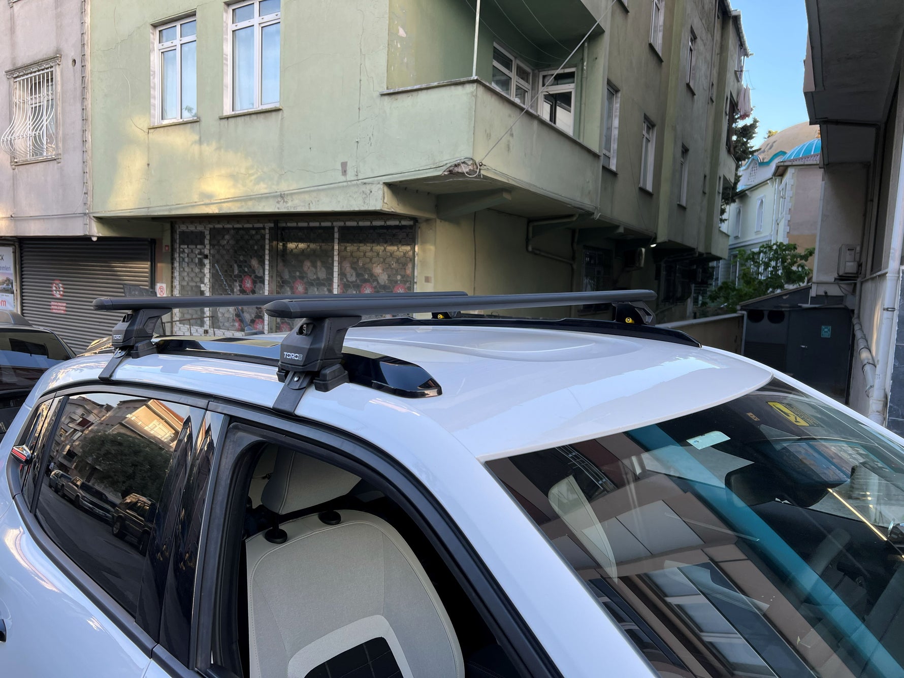 Citroen E-C3 Oluksuz Üst Tavan Portbagaj Taşıyıcı Ara Atkısı Toros Serisi Pro 4 Siyah