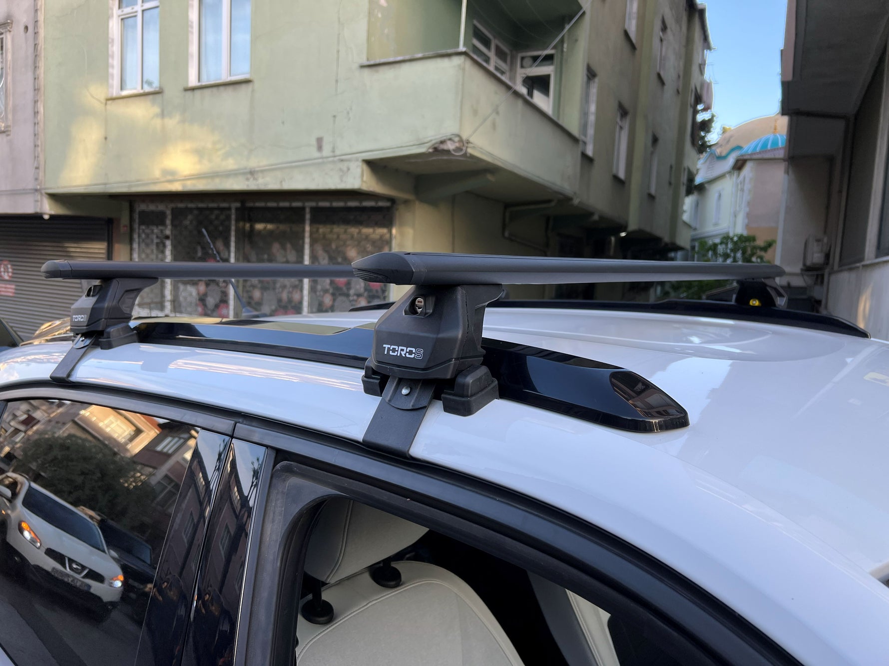Citroen E-C3 Oluksuz Üst Tavan Portbagaj Taşıyıcı Ara Atkısı Toros Serisi Pro 4 Siyah