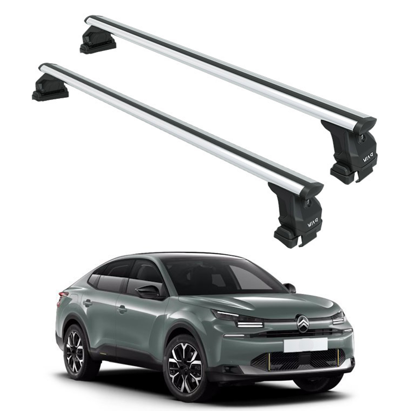 Citroen C4 2020-2025 Oluksuz Üst Tavan Portbagaj Taşıyıcı Ara Atkısı Toros Serisi Pro 4 Gri