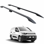 Fiat Doblo Kısa Şase 2022-2025 Van Araç Üstü Alüminyum Tavan Yan Rayları Plus Serisi - Siyah