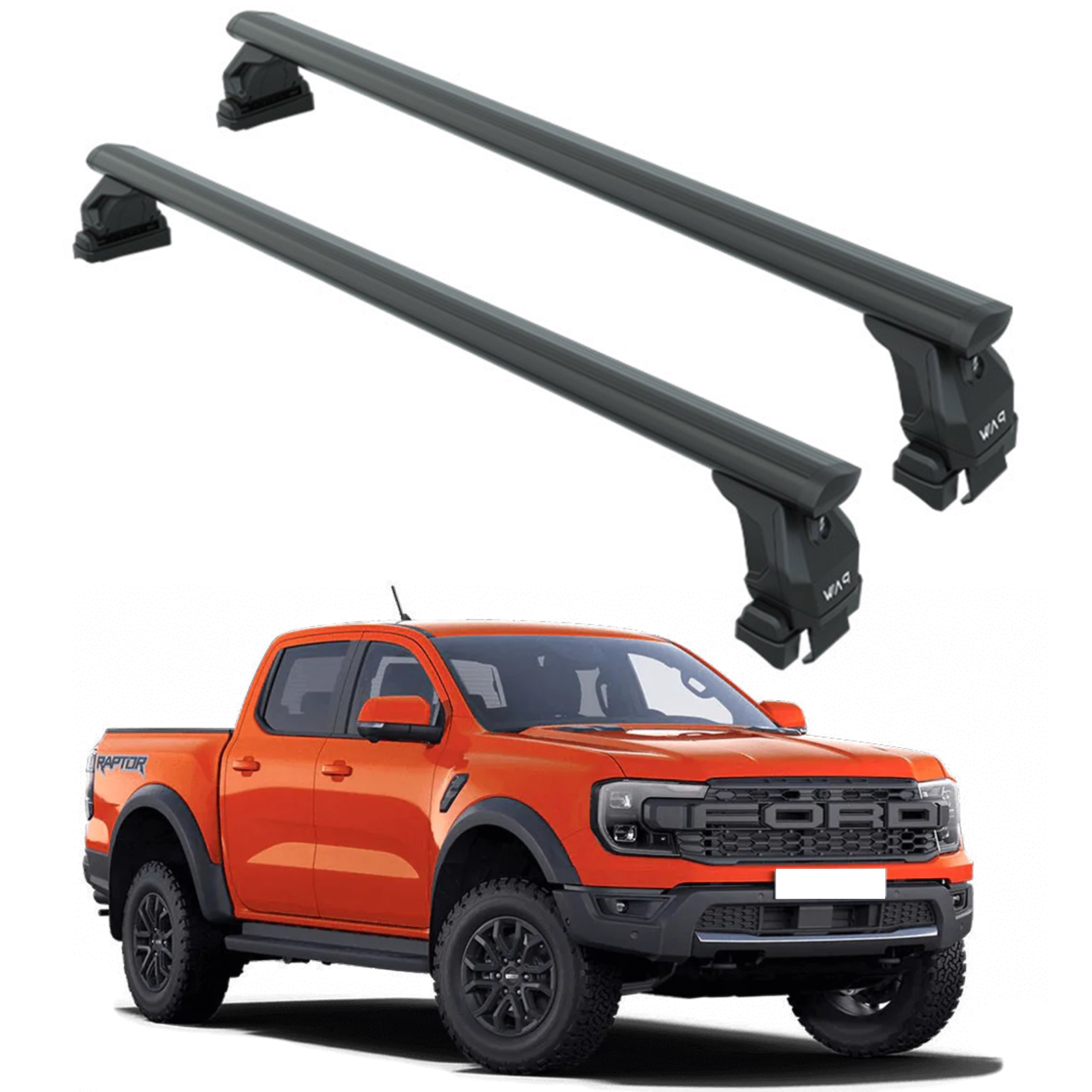 Ford Ranger 2019-2025 Oluksuz Üst Tavan Portbagaj Taşıyıcı Ara Atkısı Toros Serisi Pro 4 Siyah