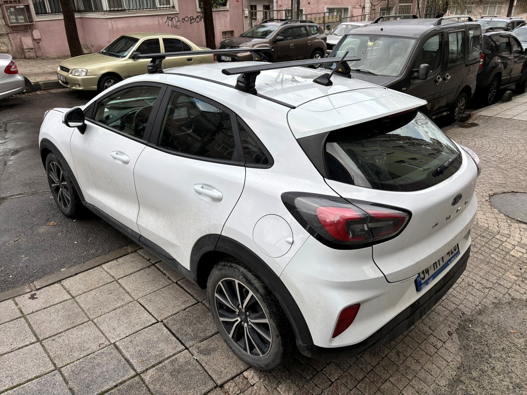 Ford Puma 2019-2026 Taşıyıcı Ara Atkısı Toros Fix Pro, Gri