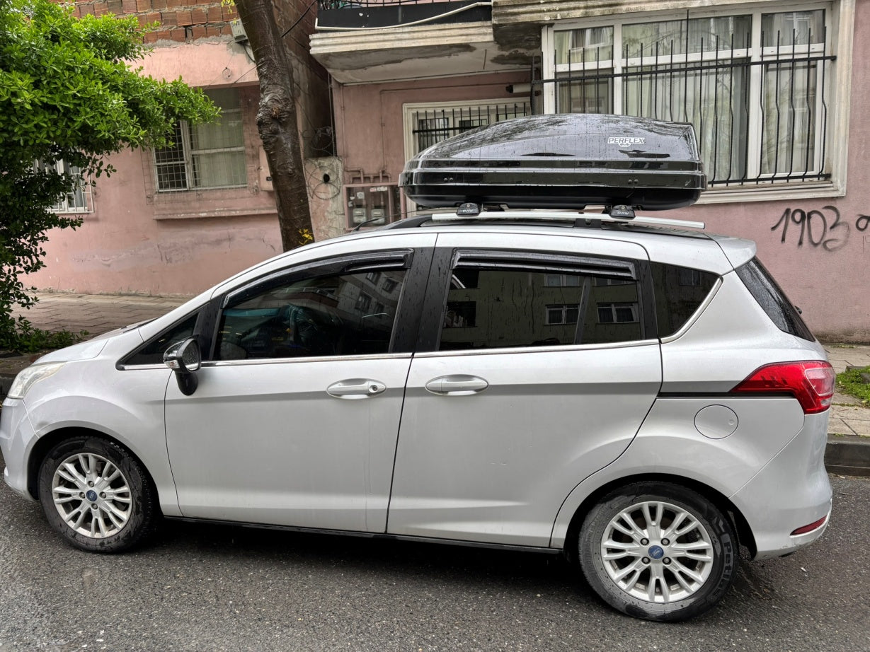 Ford B Max B232 2013-2016 Roof Rack Cross Bars Aluminum Plus Series - Black