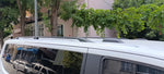 Ford Transit Custom L2 Uzun (2023-2026) Alüminyum Tavan Rayları, Plus - Siyah