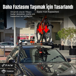 Bmw 1 Serisi F20 (2011-2019) Ara Atkı Portbagaj Taşıyıcı - Paw Pro 3 Gri