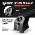 Bmw 1 Serisi F20 (2011-2019) Ara Atkı Portbagaj Taşıyıcı - Paw Pro 3 Gri
