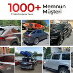 Bmw 1 Serisi F20 (2011-2019) Ara Atkı Portbagaj Taşıyıcı - Paw Pro 3 Gri