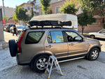 Honda CR-V MK2 (20022006) Çadır Taşıyıcı Tavan Barı Ara Atkısı Pratik Serisi Siyah