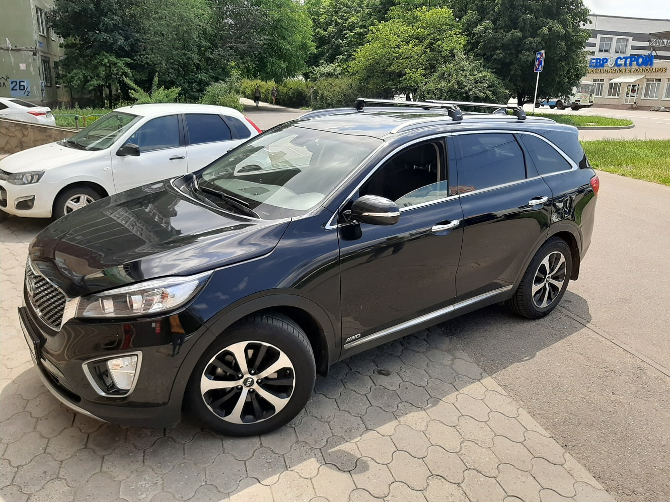 Kia Sorento 2015-2020 Portbagaj Taşıyıcı Ara Atkisi - Ara Çubuk Paw Pro 2 Gri