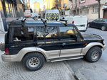Hyundai Galloper 1997-2003 Yagmur Oluklu Üst Tavan Taşıyıcı Paw Ara Atkısı, Siyah