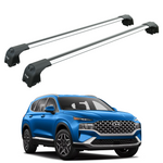 Hyundai Santa Fe 2018-2023 Portbagaj Taşıyıcı Ara Atkisi - Ara Çubuk Paw Pro 2 Gri