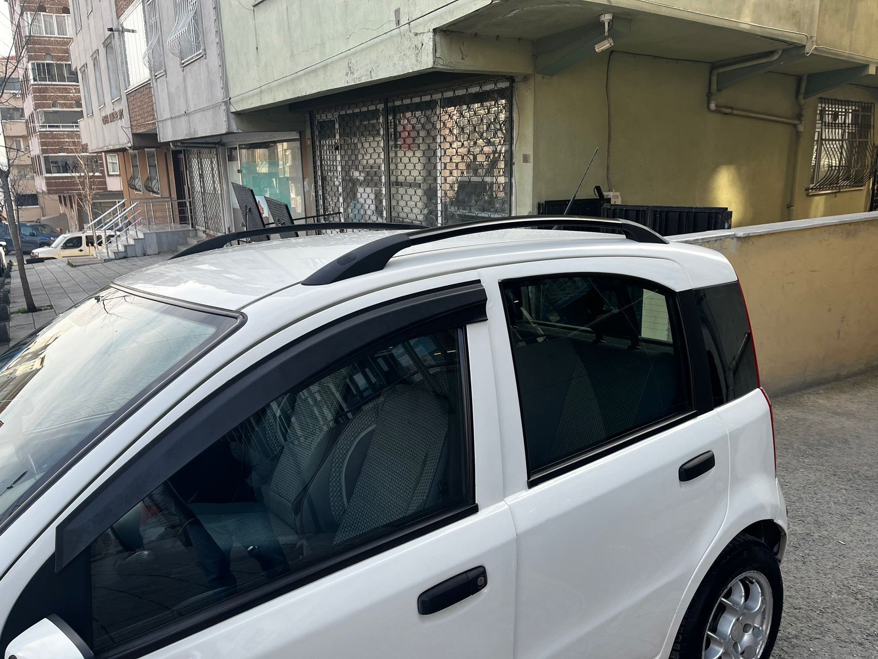 Fiat Panda 169 (2003-2012) Alüminyum Tavan Rayları Plus - Gri