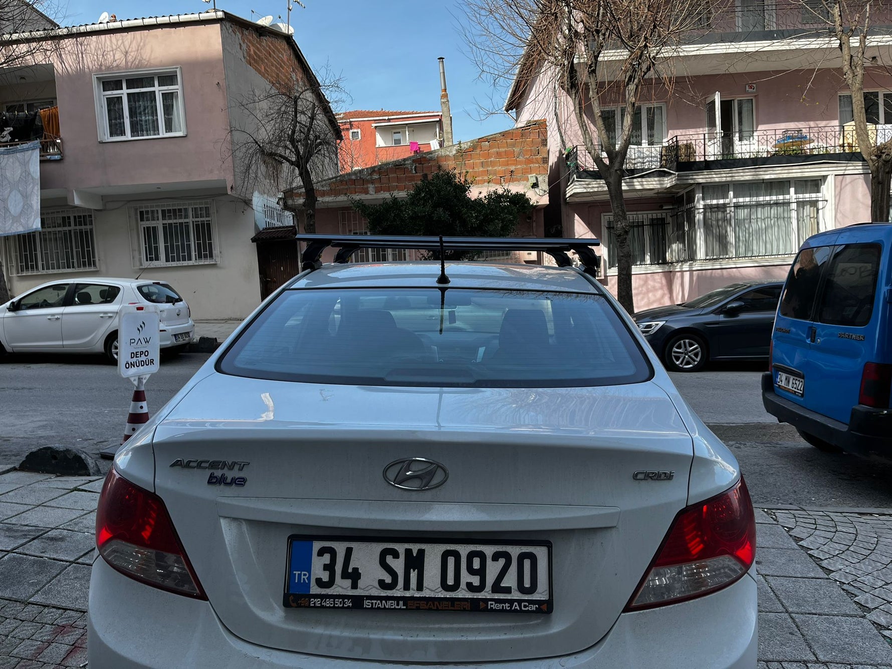 Hyundai Accent 2018-2025 Oluksuz Üst Tavan Portbagaj Taşıyıcı Ara Atkısı Toros Serisi Pro 4 Gri