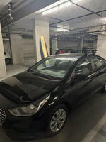 Hyundai Accent 2018-2025 Oluksuz Üst Tavan Portbagaj Taşıyıcı Ara Atkısı Toros Serisi Pro 4 Gri