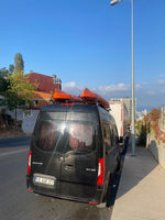H1 Ladder Roof Rack 2018- On Sprinter Low Roof (144 WB) Roof Rack Siyah
