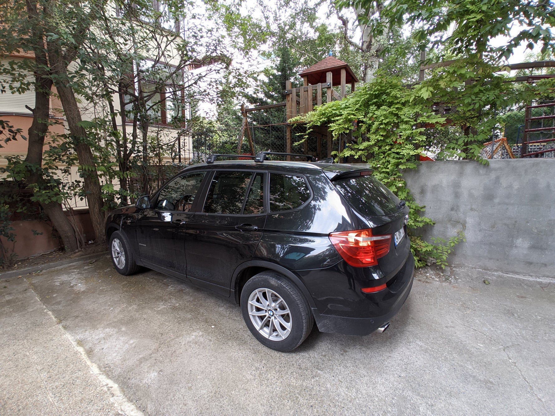 Bmw X3 F25 2010-2017 Portbagaj Taşıyıcı Ara Atkisi - Ara Çubuk Paw Pro 2 Gri