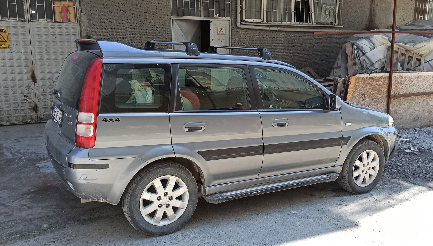 Honda Hr-V 1999-2005 Portbagaj Taşıyıcı Ara Atkı Aparatı Paw Pro 3 Gri