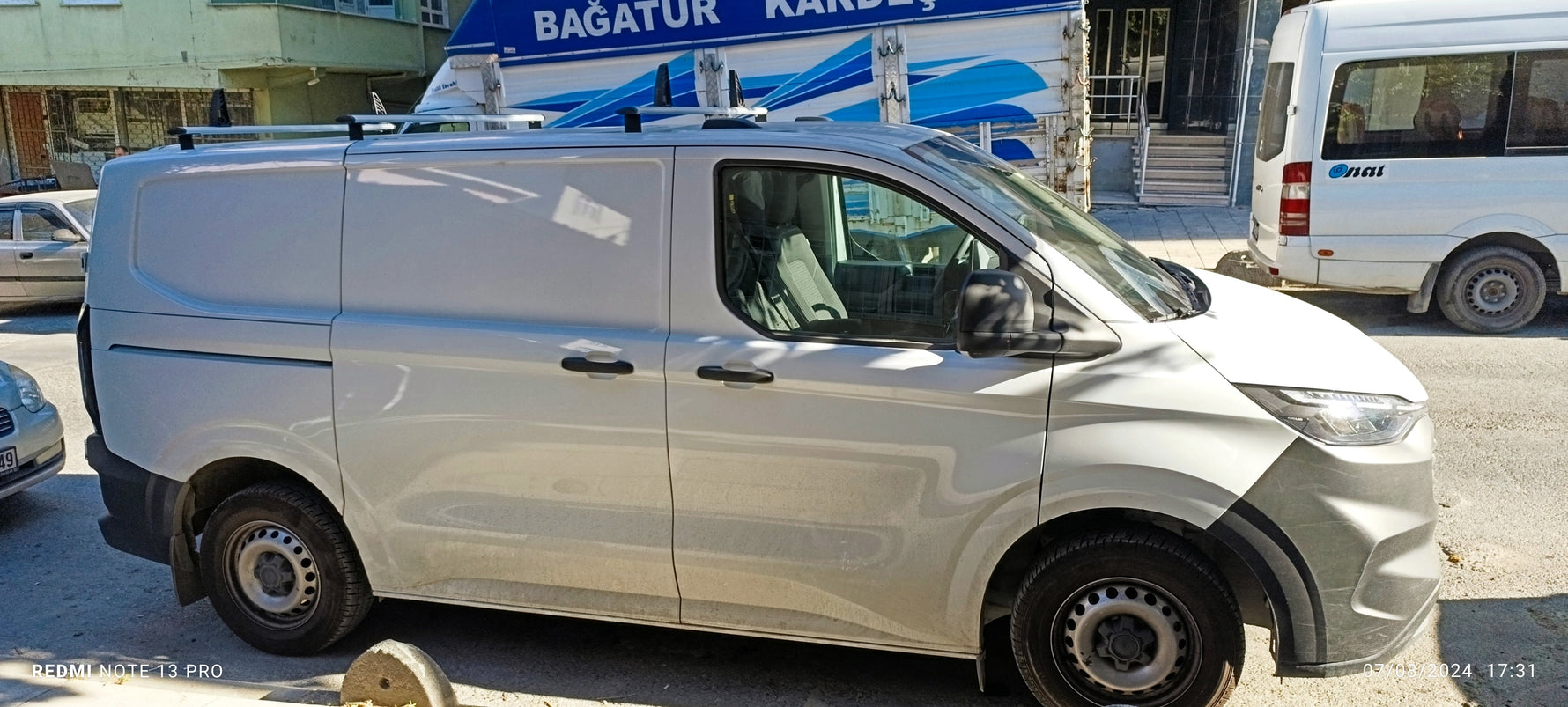 Ford Transit Custom 2013-2023 Araç Üstü Merdiven Sabitleyici, Yük Taşıma Sistemleri Pratik Seri 3 Adet