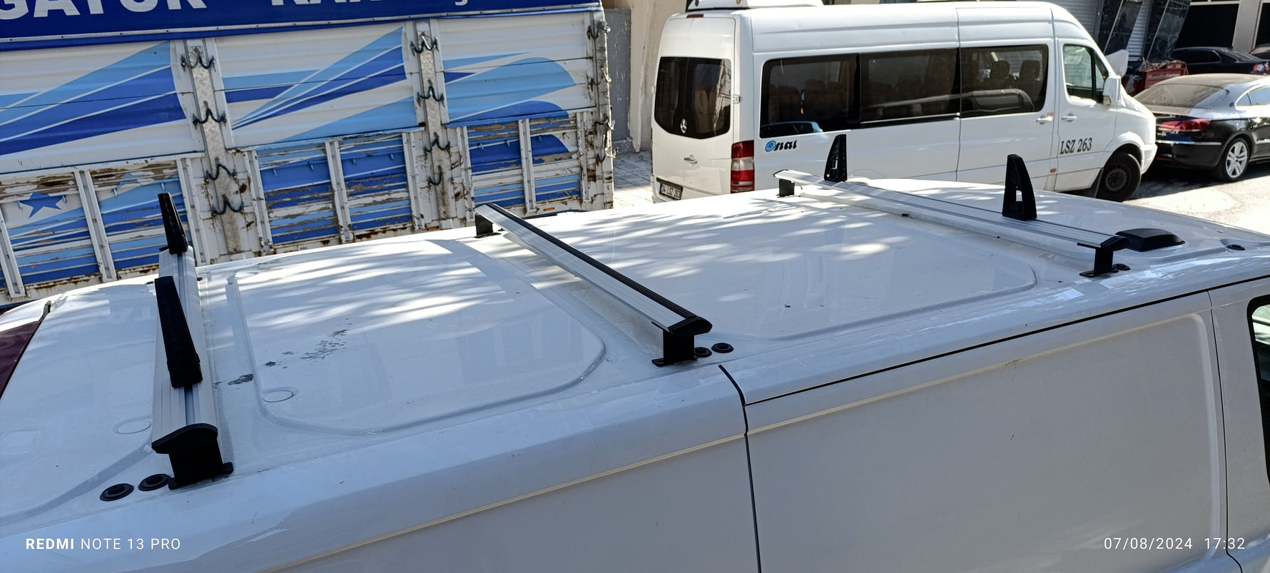 Mercedes Vito 2015-2025 W447 Araç Üstü Merdiven Sabitleyici, Yük Taşıma Sistemleri Pratik Seri 3 Adet