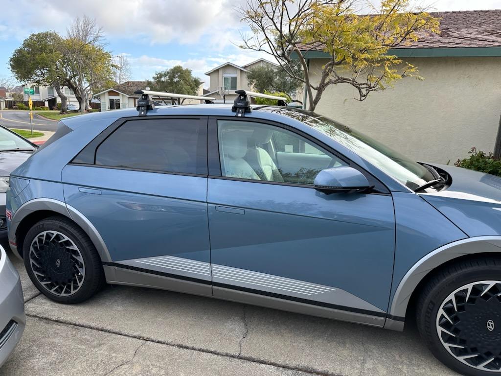 Hyundai İoniq 5 2022-2024 Tavan Portbagaj Taşıyıcı Ara Atkısı Toros Pro 4 Gri