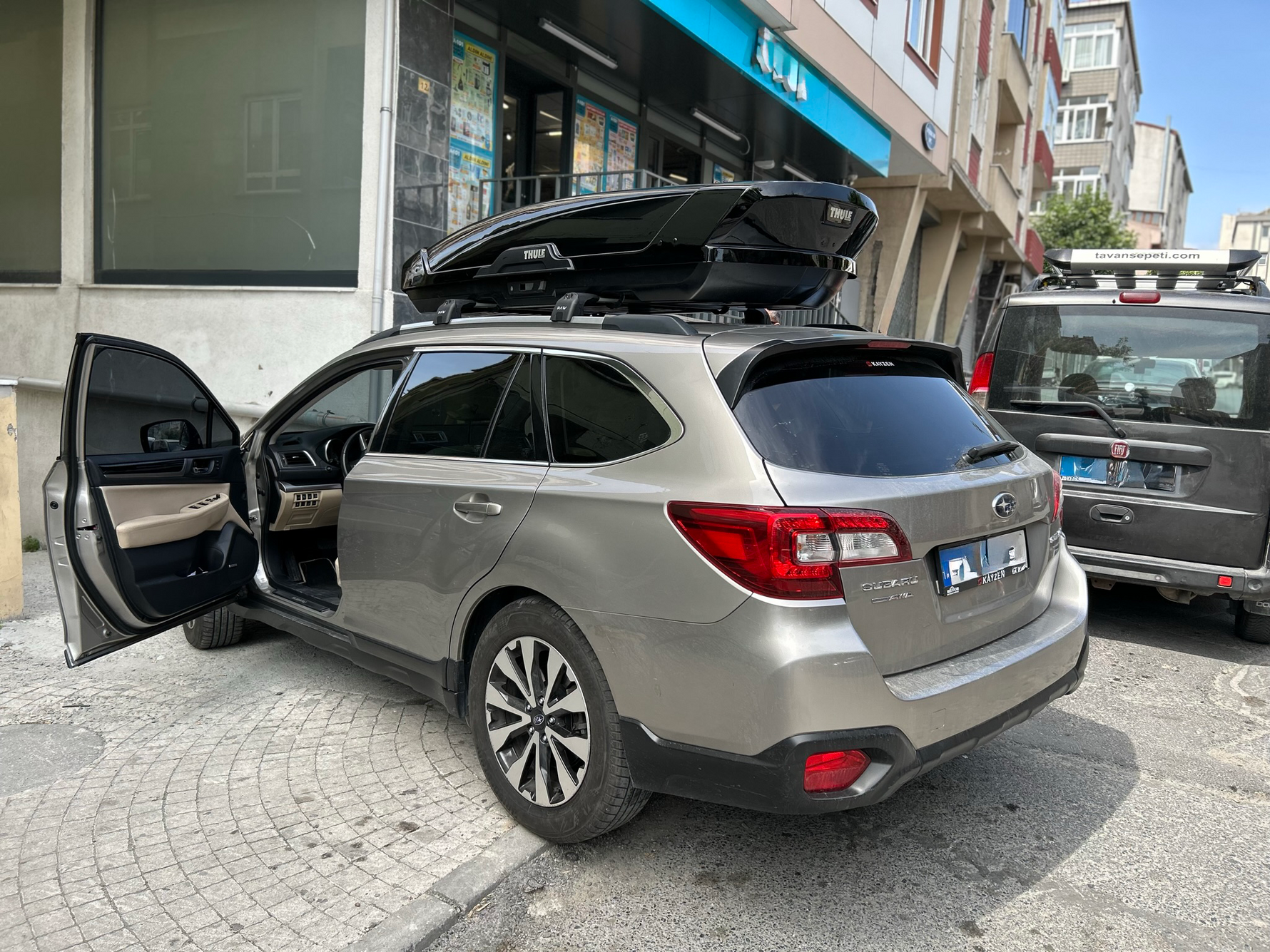 Subaru Outback Bs 2014-2020 Portbagaj Taşıyıcı Ara Atkisi - Ara Çubuk Paw Pro 2 Gri