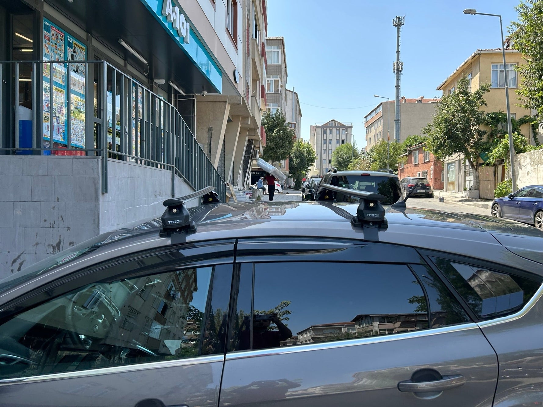 Ford Focus Hb (C519) 2018-2025 Oluksuz Üst Tavan Portbagaj Taşıyıcı Ara Atkısı Toros Serisi Pro 4 Gri