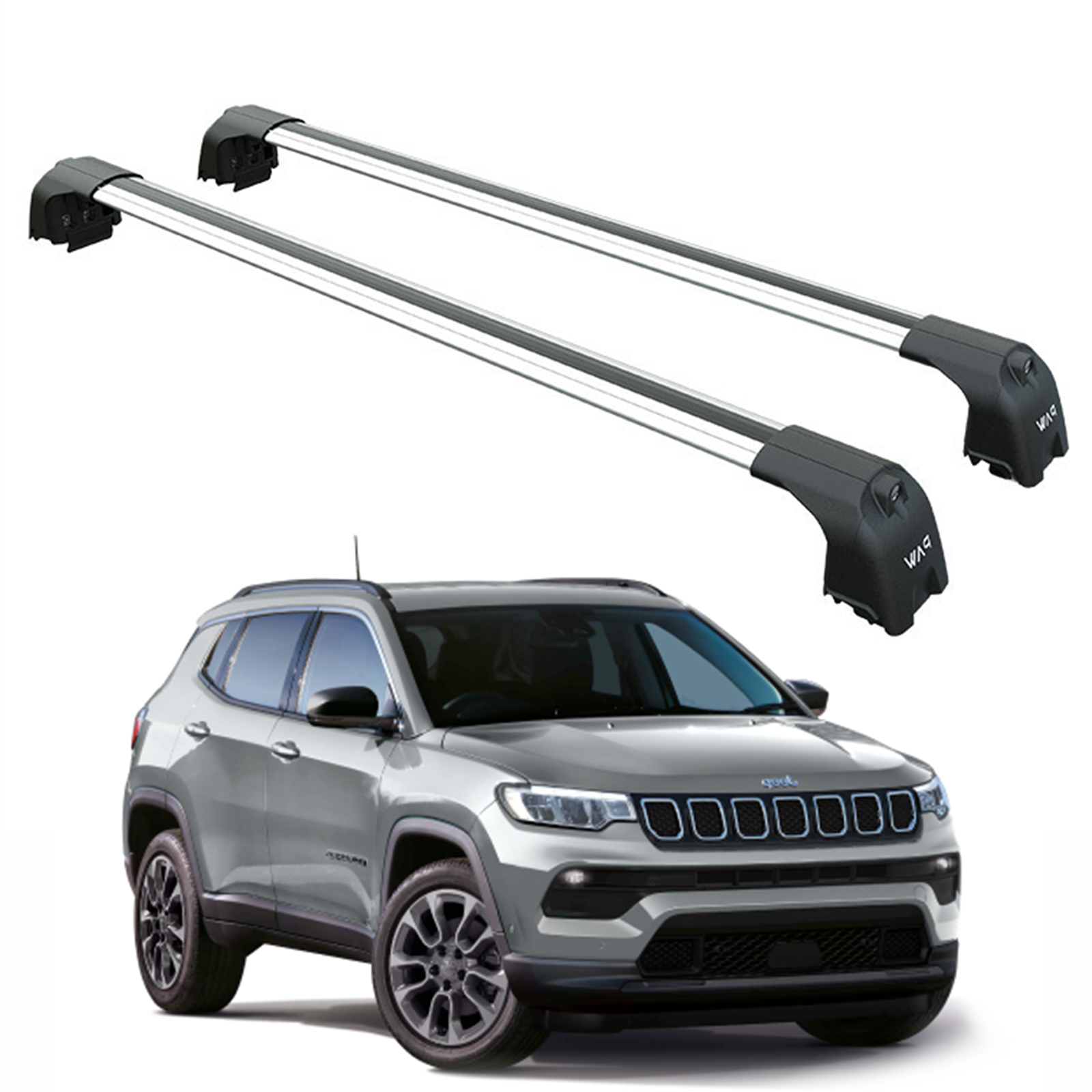 Jeep Compass 2017-2025 Portbagaj Taşıyıcı Ara Atkisi - Ara Çubuk Paw Pro 2 Gri