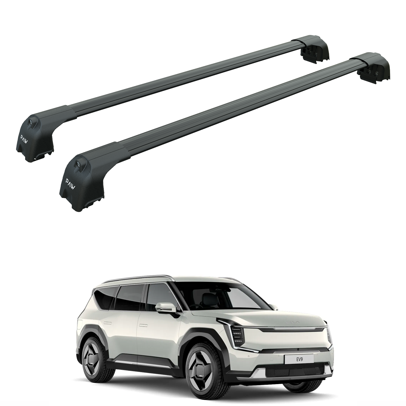 Kia Ev9 2023-2025 Portbagaj Taşıyıcı Ara Atkisi - Ara Çubuk Paw Pro 2 Siyah
