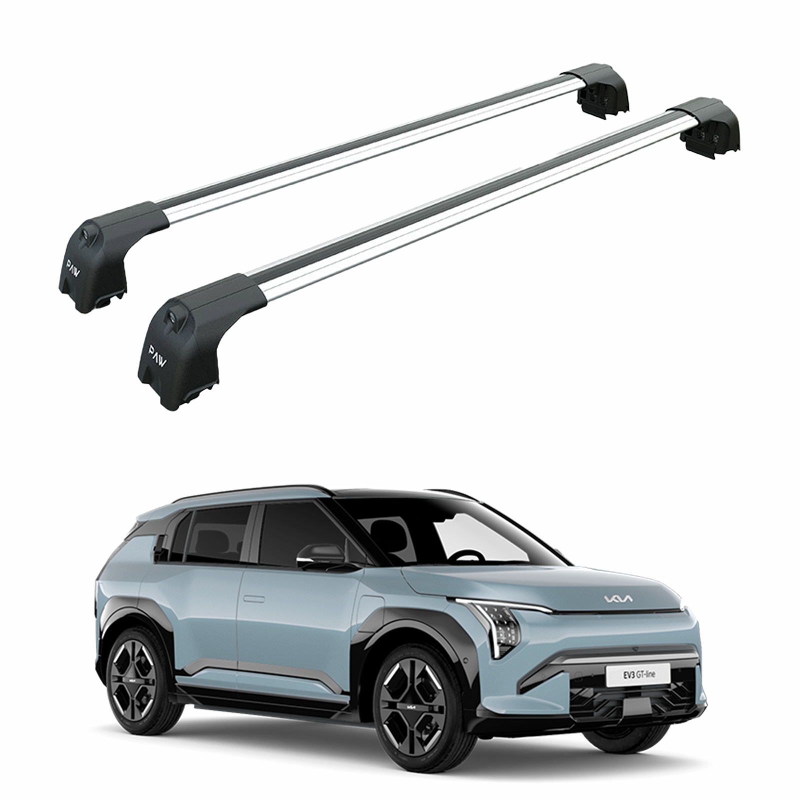 Kia Ev3 2024-2025 Portbagaj Taşıyıcı Ara Atkisi - Ara Çubuk Paw Pro 2 Gri