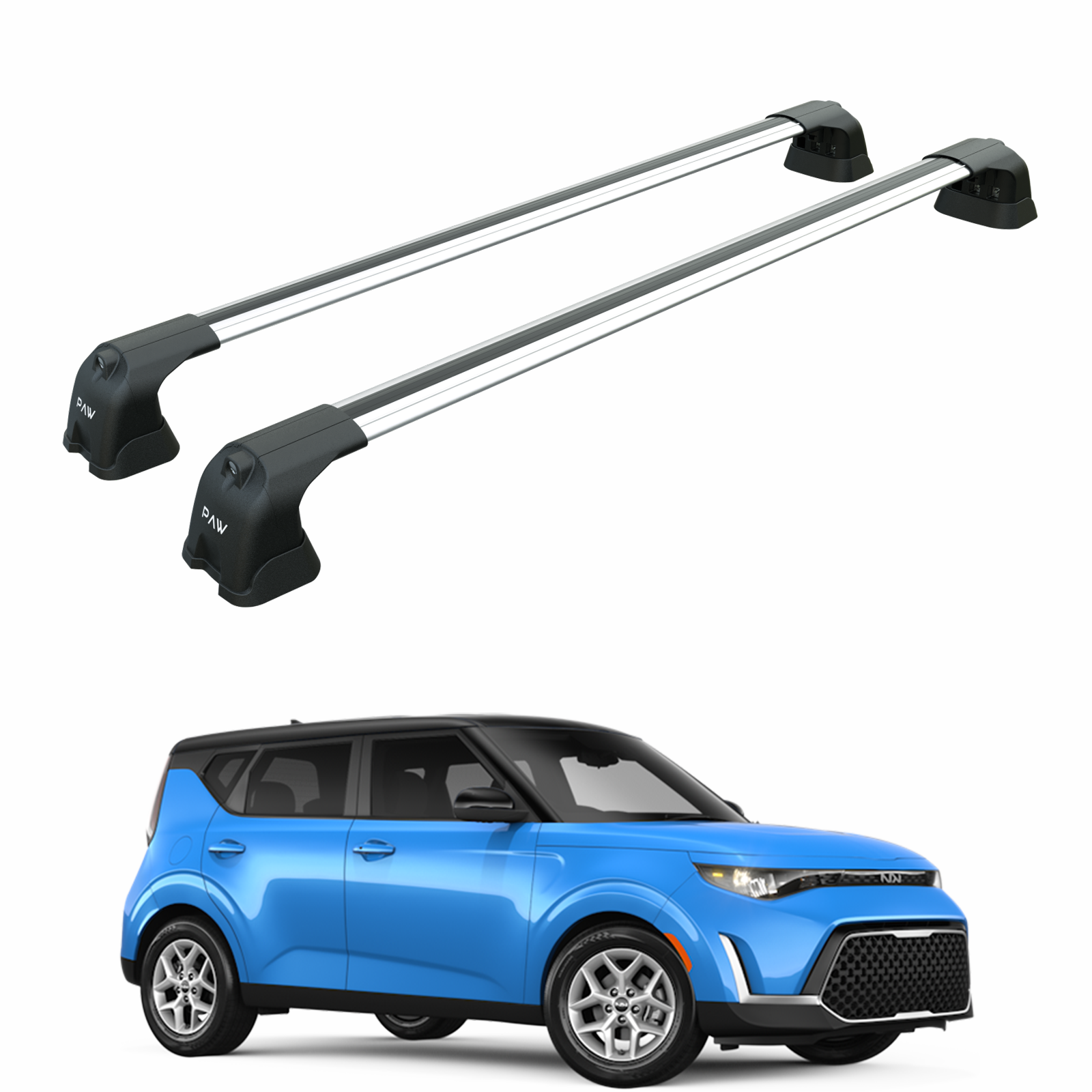 Kia Soul 2020-2025 Portbagaj Taşıyıcı Ara Atkı Aparatı Paw Pro 3 Gri