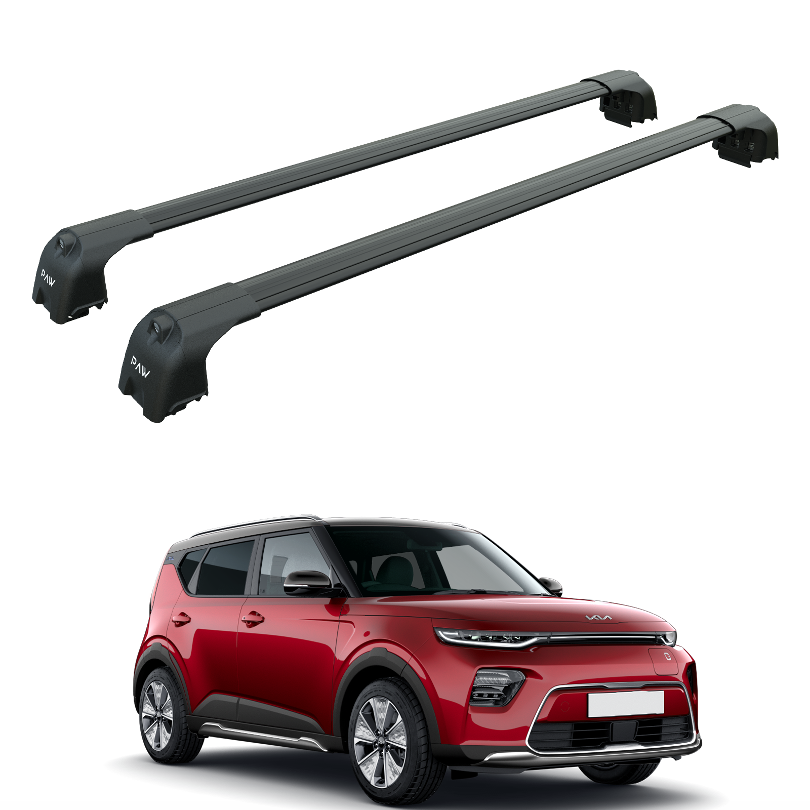 Kia Soul 2020-2025 Portbagaj Taşıyıcı Ara Atkisi - Ara Çubuk Paw Pro 2 Siyah